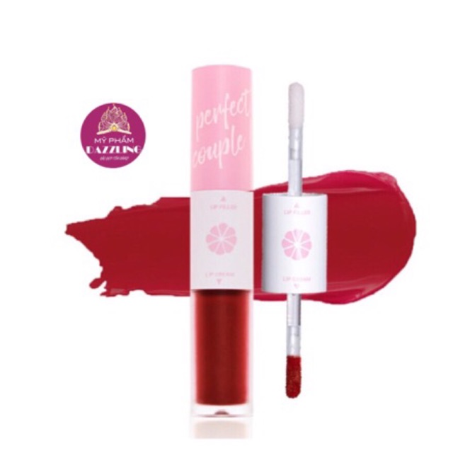 [Chính Hãng] Son Kem Lì 2 Đầu Lemonade Perfect Couple Lip