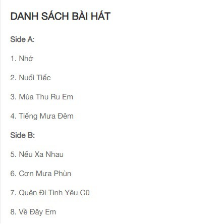 Đĩa than Bằng Kiều mùa thu ru em 33rpm