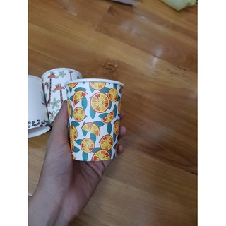 (XẢ KHO) SET 10 LY, CỐC GIẤY IN HÌNH SIZE 7X9CM, PHỤ KIỆN GIẤY