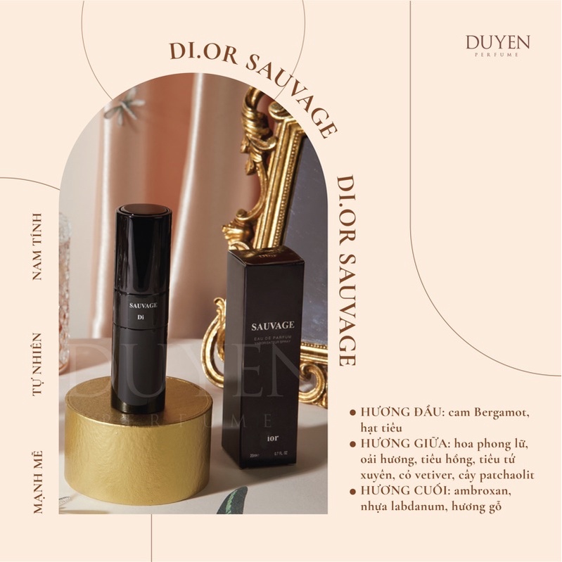 Nước hoa mini 20ml DIOR SAUVAGE (NAM)