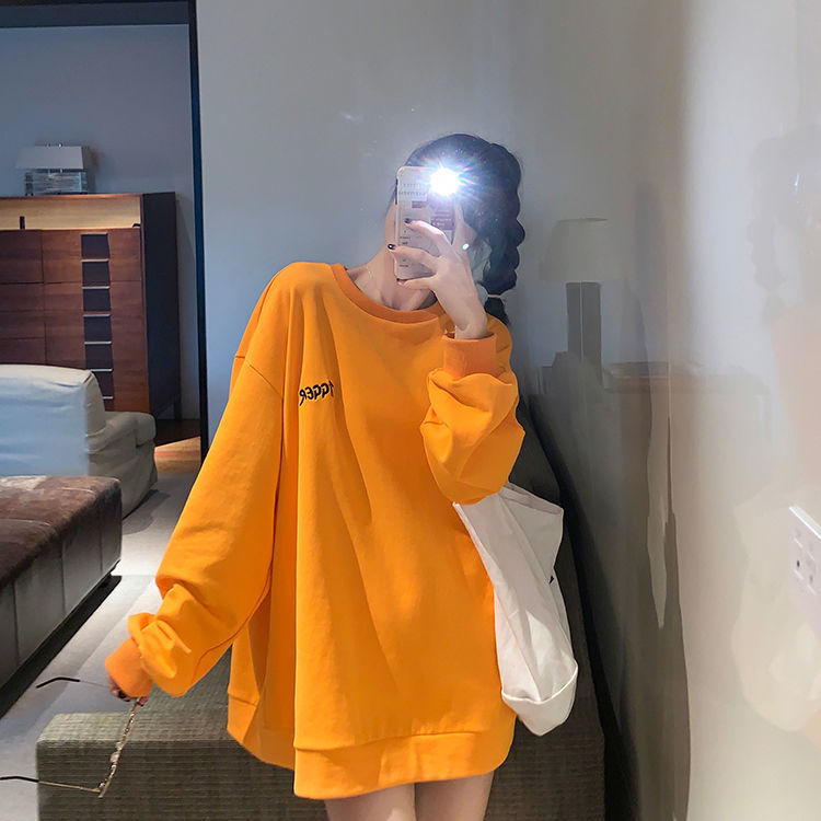 [Mã FASHIONWM19 hoàn 15% tối đa 30K xu đơn 150K] Áo sweater mỏng tay dài thêu chữ thời trang dành cho nữ | BigBuy360 - bigbuy360.vn