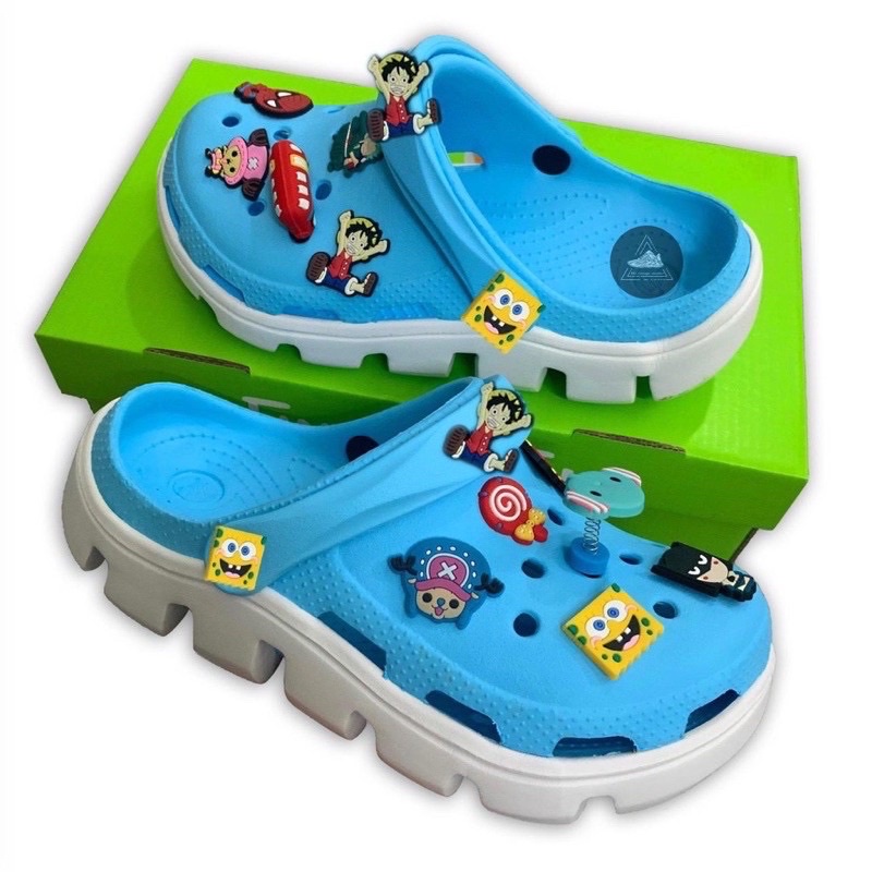 Dép cross , dép sục nữ nam duet hàn quốc đi mưa cao cấp đẹp nhất tặng 12 sticker , full tag | BigBuy360 - bigbuy360.vn