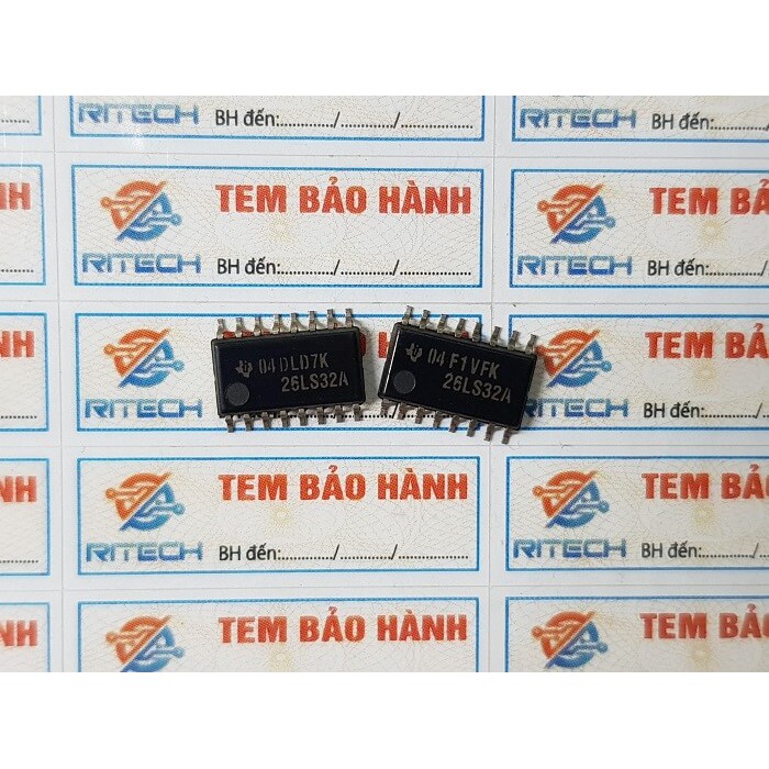 [Combo 2 con] 26LS32A, AM26LS32ACNSR IC Truyền Thông SOP-16 5.2mm