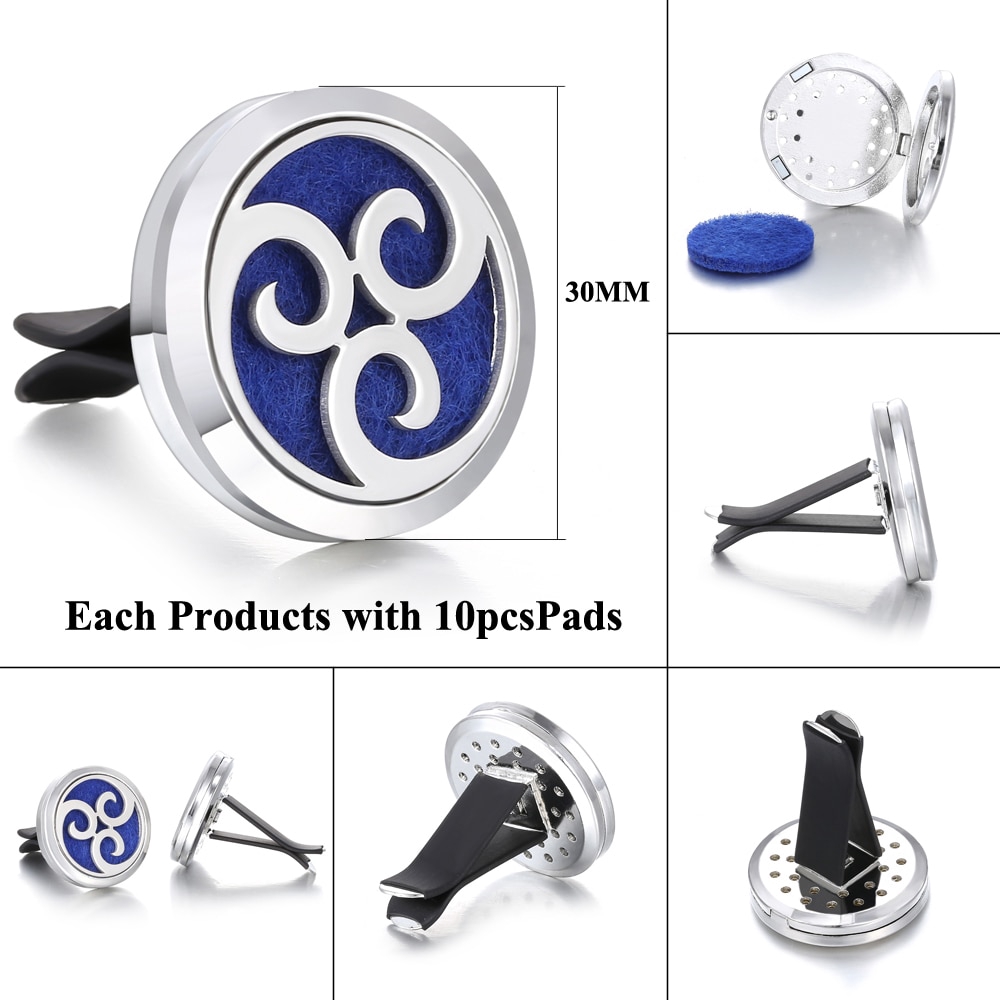 Thơm Xe 10 Miếng Lót Thích Hợp Cho Nước Hoa Ô Tô Thích Hợp Cho Lỗ Thông Hơi Thêm Tinh Dầu Khuếch Tán