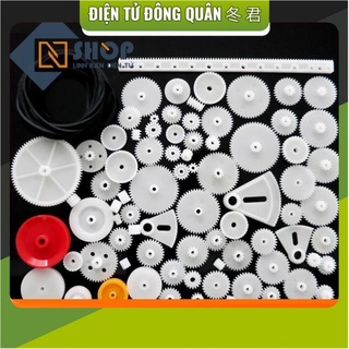 Bộ bánh răng nhựa diy 81 món