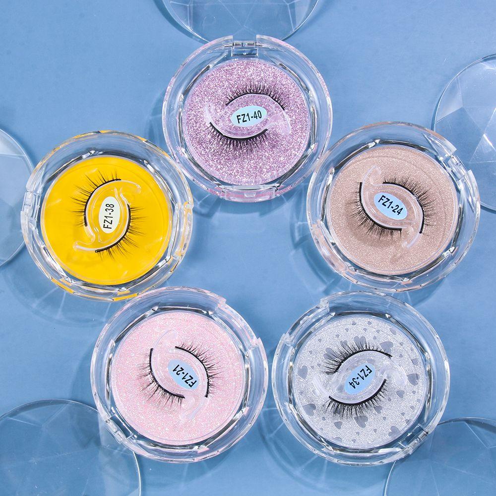 1 Cặp Lông Mi Giả Siêu Dính Không Cần Keo Dán