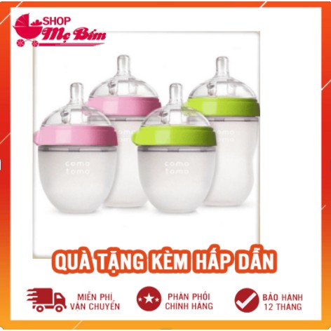 [Mã 267FMCGSALE giảm 8% đơn 500K] [tặng quà] bình sữa como comotomo 150ml/250ml .