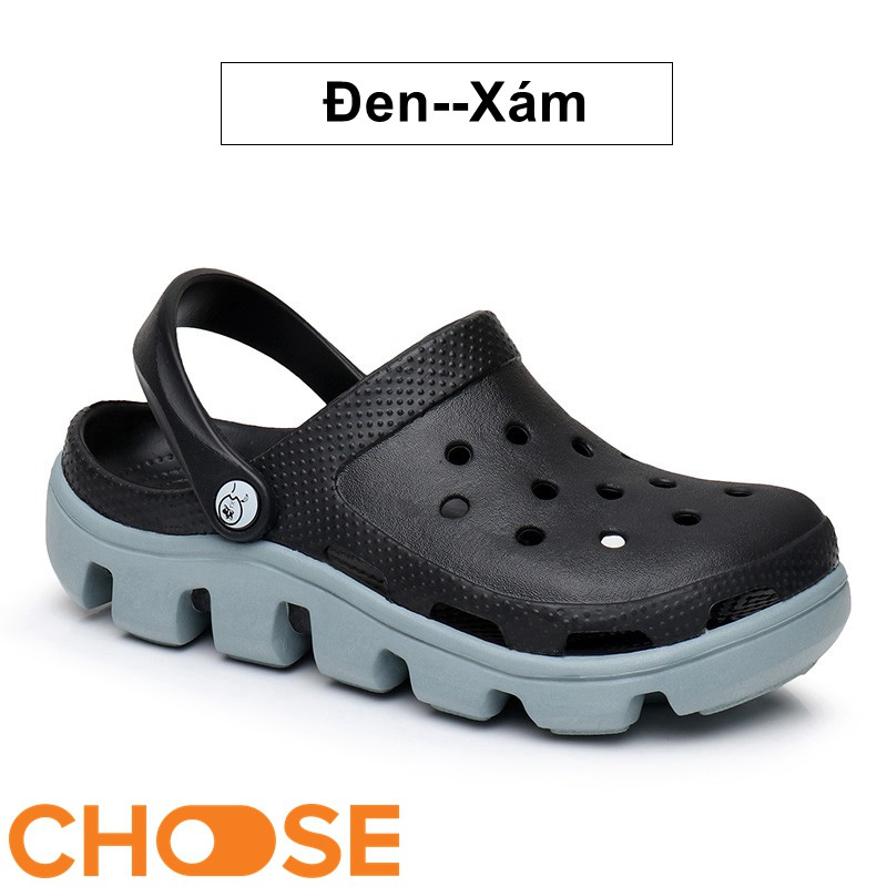 FULL BOX Dép Sục SIZE Nam Choose Tặng Kèm 6 Jibbitz