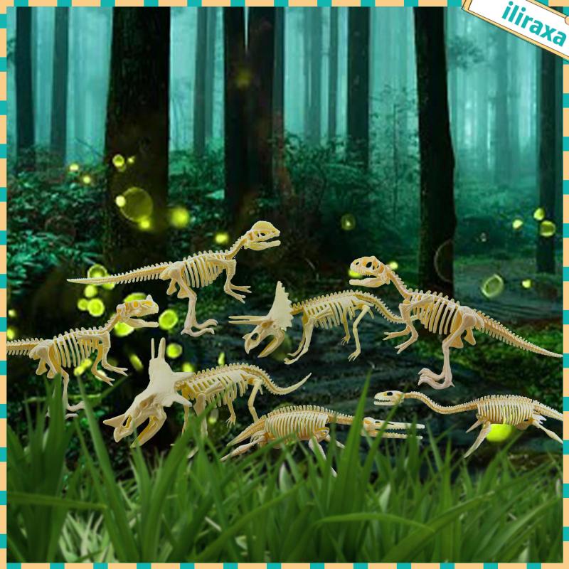 Set 7 Mô Hình Xương Khủng Long Đồ Chơi Giáo Dục Cho Bé
