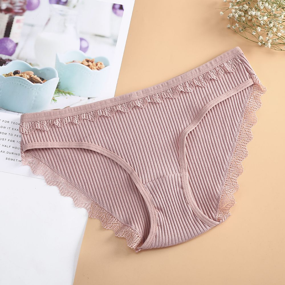 Quần Lót Aijolen Cotton Phối Ren Quyến Rũ Dành Cho Nữ