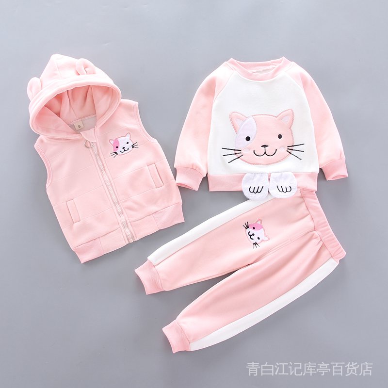 Set Đồ Thời Trang Mùa Đông Dành Cho Bé Gái 0-1 - 2-3 Tuổi 6-12 Tháng 7-8 Tuổi