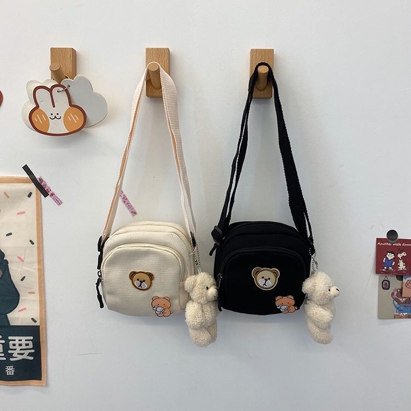 Túi Đeo Chéo Hình Gấu Dễ Thương Xinh Xắn Cao Cấp