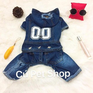 Áo body bò cho thú cưng