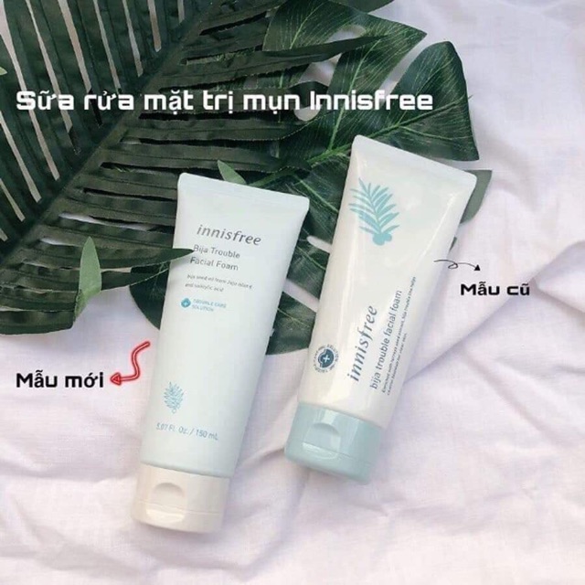 Sữa rửa mặt da mụn INNISFREE BIJA TROUBLE FACIAL FOAM 150ml | BigBuy360 - bigbuy360.vn