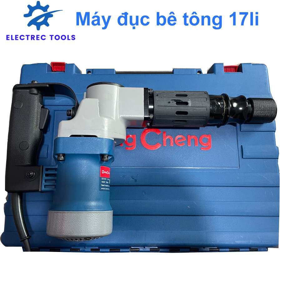 Máy đục bê tông 17ly, dong cheng dzg6s, công suất 1050w, electrec tools
