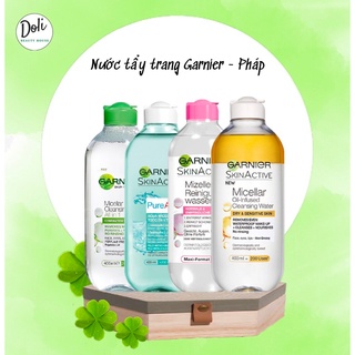 Nước tẩy trang Garnier Micellar Cleansing Water 400ml Pháp