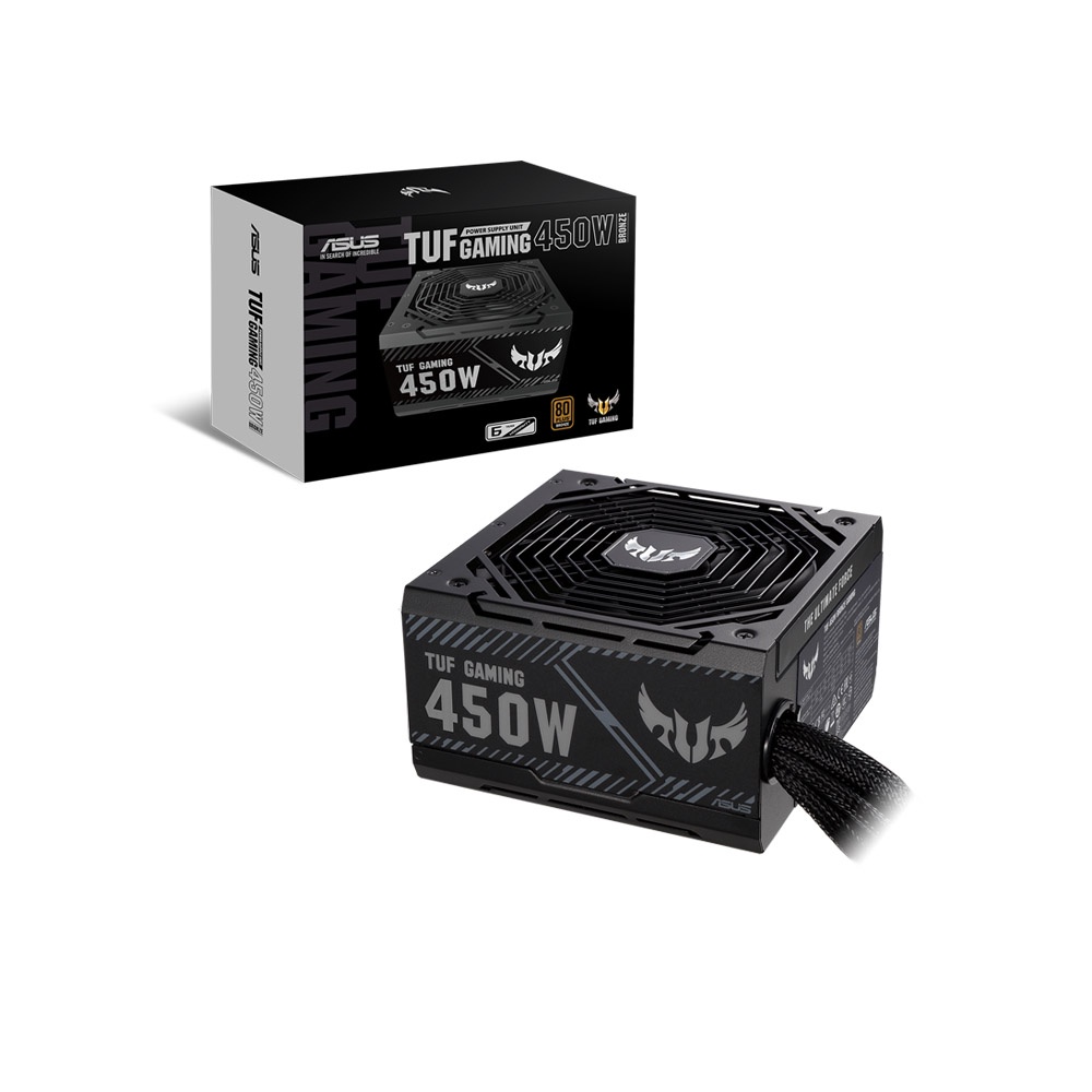 Nguồn Máy Tính ASUS TUF GAMING 450B 80 PLUS BRONZE 450W TUF-GAMING-450B New 100% Chính Hãng