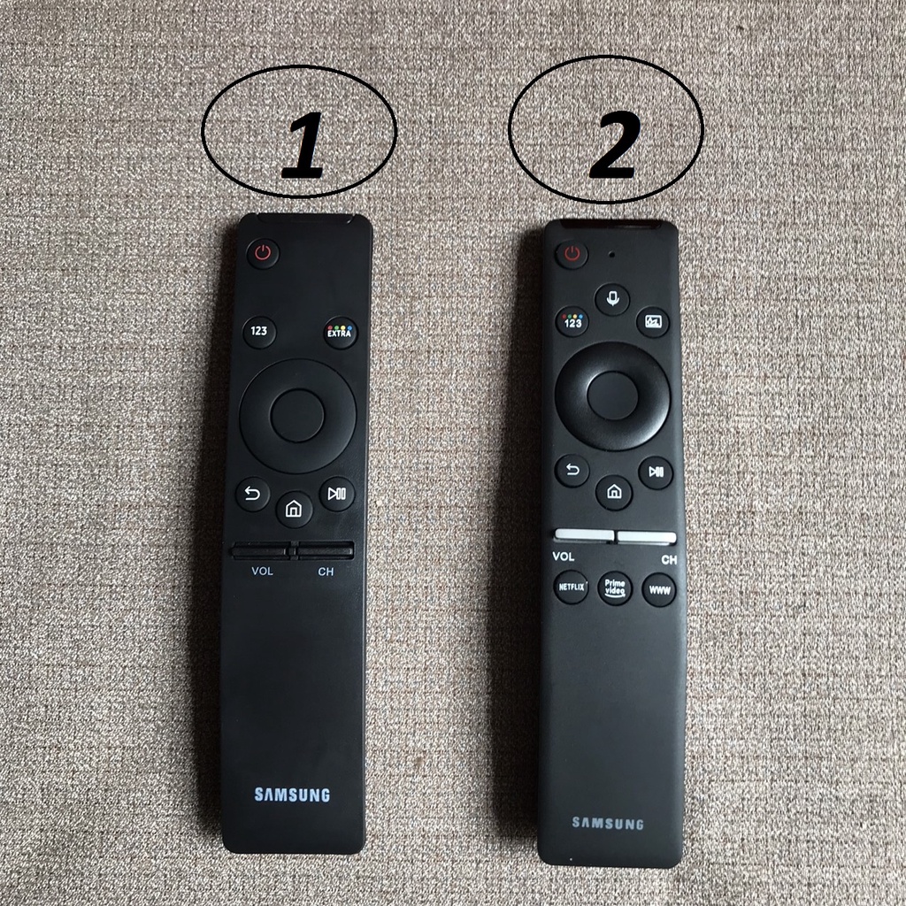 Điều khiển tivi samsung 4k smart, tìm kiếm giọng nói,Tặng pin
