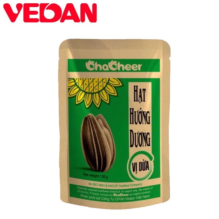 Hạt Hướng Dương Vị Dừa Chacheer Vedan Túi 130gr