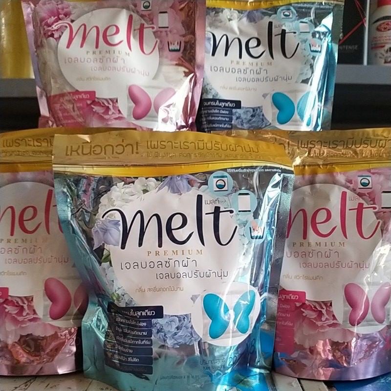 VIÊN GIẶT XẢ MELT THÁI LAN TÚI 8 viên hàng chính hãng