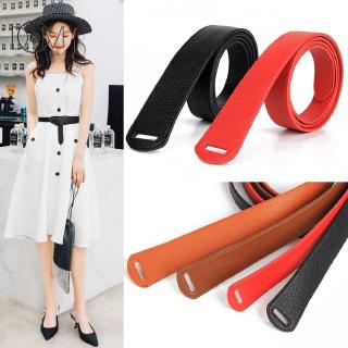 Thắt Lưng Da Bản Rộng Thắt Nút Thời Trang Cho Nữ