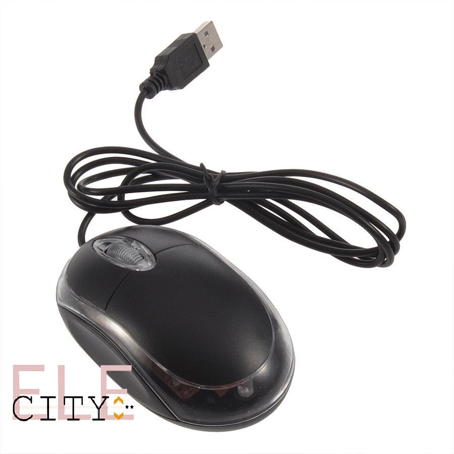 ✨COD✨New 1.2M Tiny USB Optical Scroll Whell Mouse Mice For Dell For Asus Wired Mouse