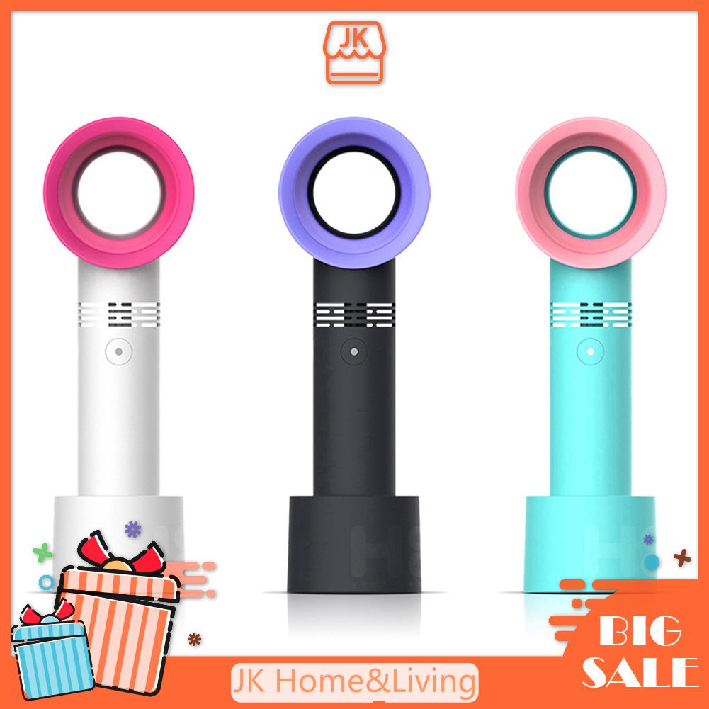 Quạt Làm Mát USB Mini 3 Tốc Độ Không Cánh Điều Chỉnh Được + Đế Gắn