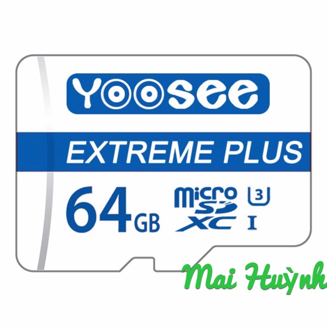 MicroSDXC 64GB Yoosee U3 Class10 - Camera