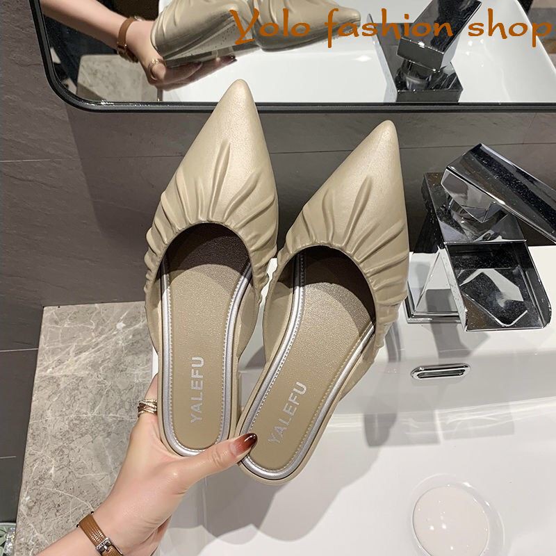 Giày sục nhựa đi mưa xêp li xinh xắn siêu mềm êm chân- Hàng QC cao cấp GN4 | BigBuy360 - bigbuy360.vn