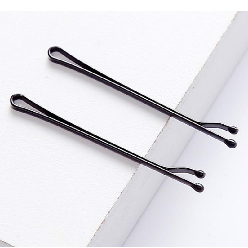 Set 24-60 Kẹp Tóc Màu Đen Thiết Kế Đơn Giản Dành Cho Nữ