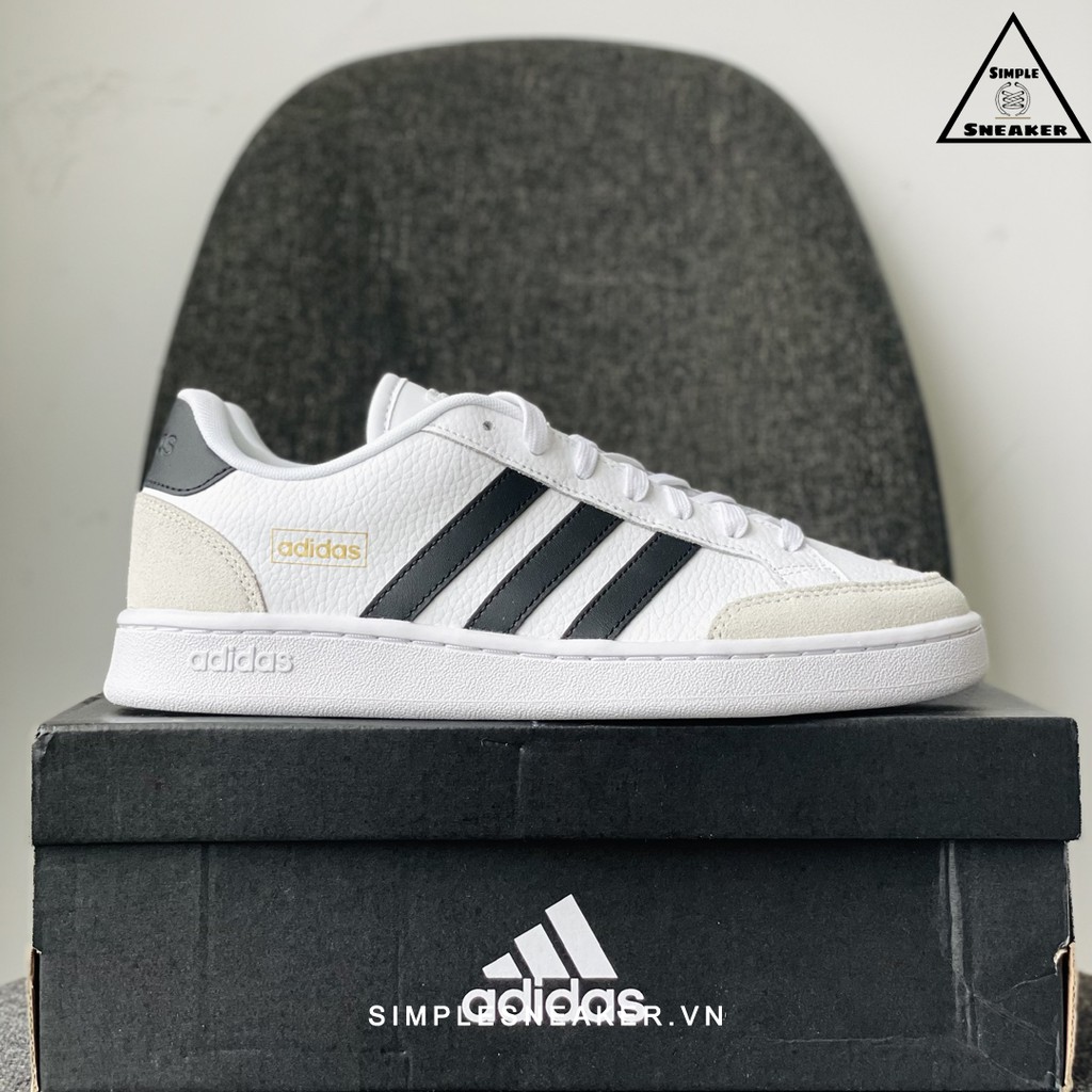 Giày Sneaker Adidas Grand Court SE Chính Hãng Giày Thể Thao Nam Adidas Màu Trắng Chuẩn Auth [FW3277] Simple Sneaker