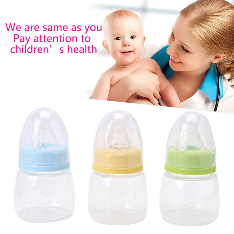 1 Bình Sữa Silicone 60ml 2OZ Tiêu Chuẩn Cho Bé