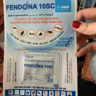 Thuốc trừ muỗi,kiến,gián fendona