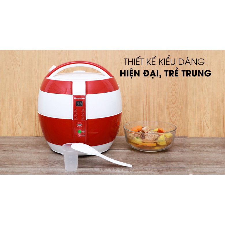 Nồi cơm điện nắp gài Kangaroo 1.8 lít KG835
