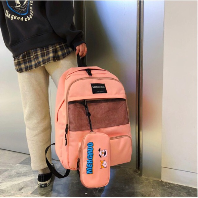 BALO ĐI HỌC ULZZANG BALO MENGHUO HOẠT HÌNH