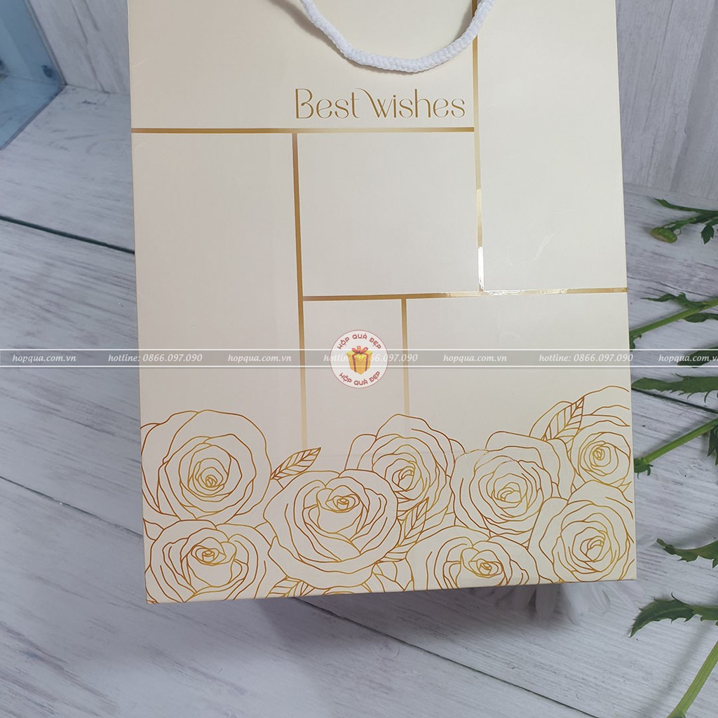 Túi giấy đựng quà size lớn 32x22x12cm - TG01