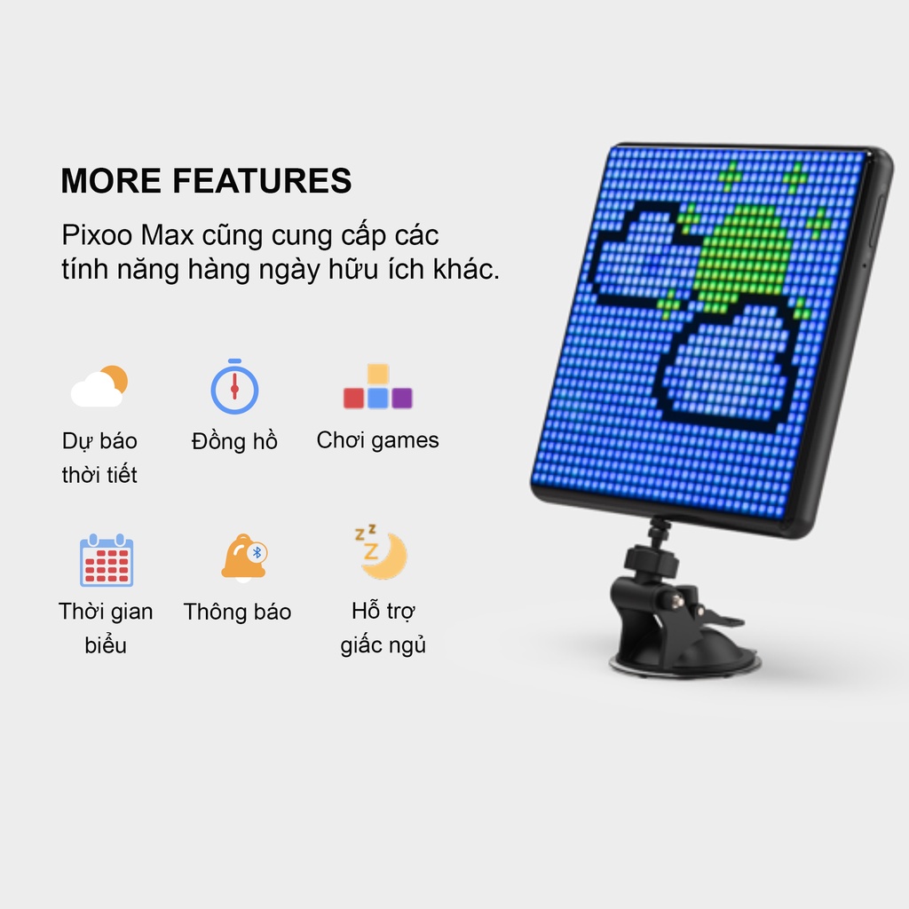 Màn hình LED Divoom Pixoo Max 32x32 pixel tích hợp App nhiều tính năng