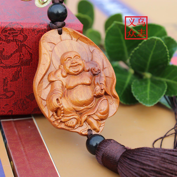 Tượng phật gỗ 20 mẫu treo gương xe hơi ô tô phong thủy trang trí