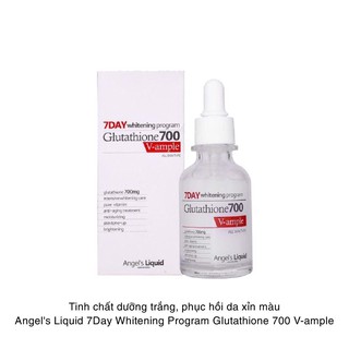 [CHÍNH HÃNG] Tinh chất dưỡng Angel’s Liquid 7day Glutathione 700 V-ample