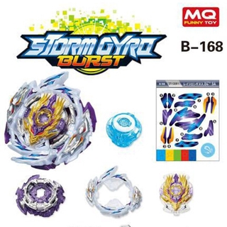 Bộ đồ chơi con quay MQ Beyblade Burst B-168 BOOSTER RAGE LONGINUS.Ds'3A dành cho bé