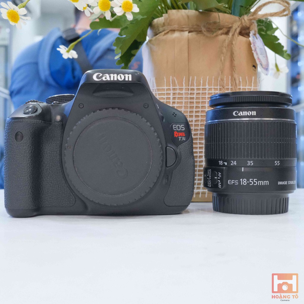 Máy ảnh CANON 600D kèm kit 18-55mm cũ ĐẸP giá TỐT