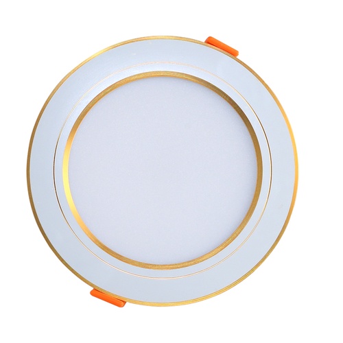 Đèn Led Âm Trần Rạng Đông 7w,9w,12w, Đèn Downlight Âm Trần Rạng Đông 3 Mầu Viền Vàng, Viền Bạc Phi 90, 110