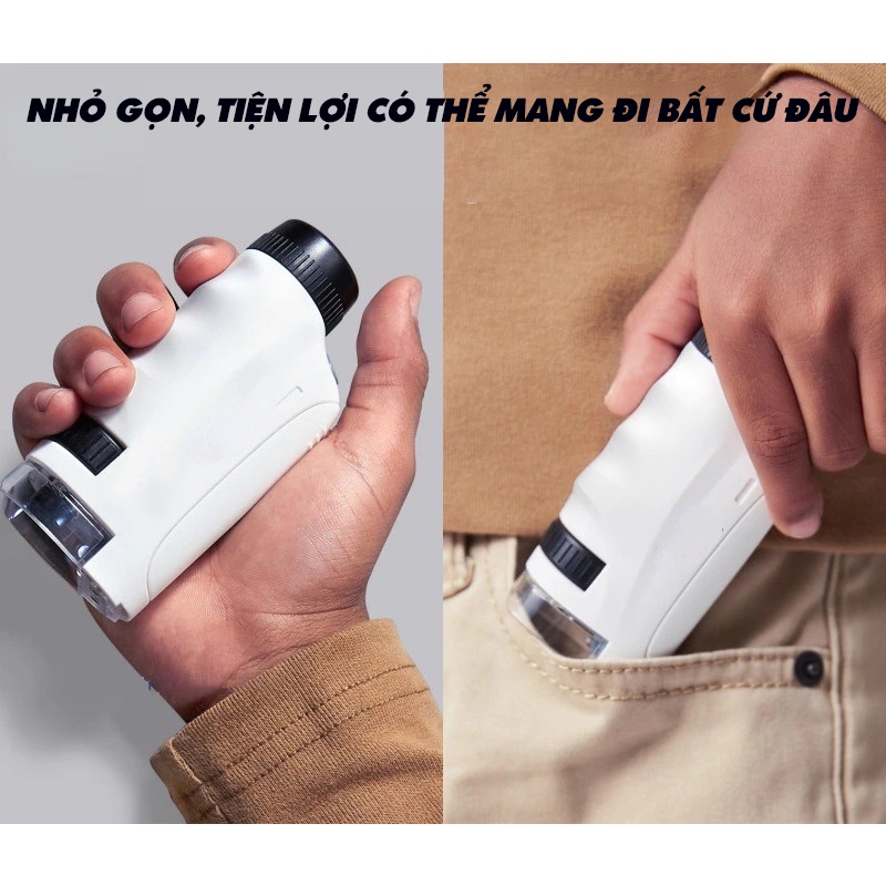 Kính Hiển Vi Cầm Tay - Đồ Chơi Khoa Học Cho Bé Thoả Sức Khám Phá Thế Giới Tự Nhiên