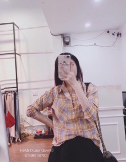 Sơ mi kẻ hot hit