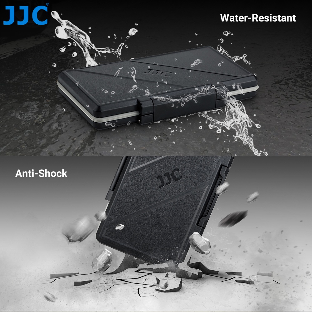 JJC Hộp bảo vệ SSD chắc chắn và bền bỉ để lưu trữ 4 ổ cứng thể rắn M.2 2280 / SSD Stick