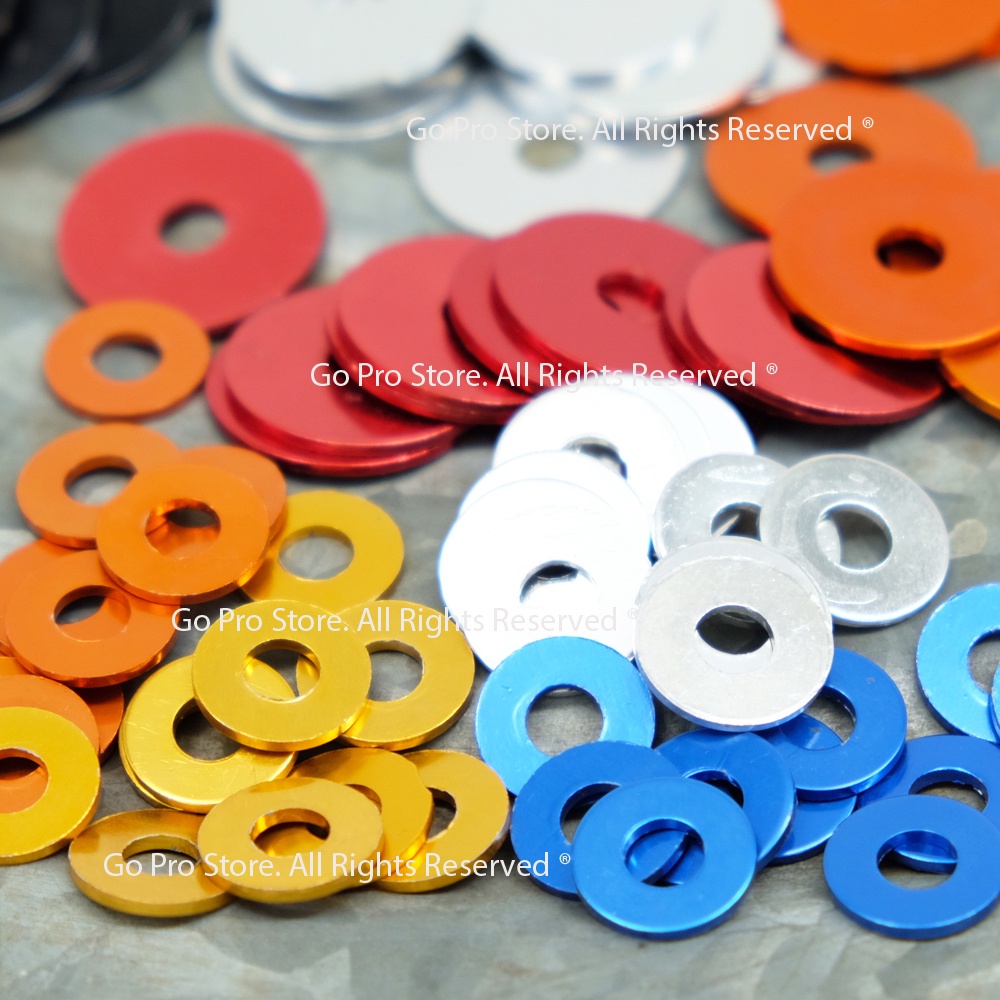Lông Đền Nhôm Màu Lỗ 6MM (6 LY) Gắng Xe Máy VT1K