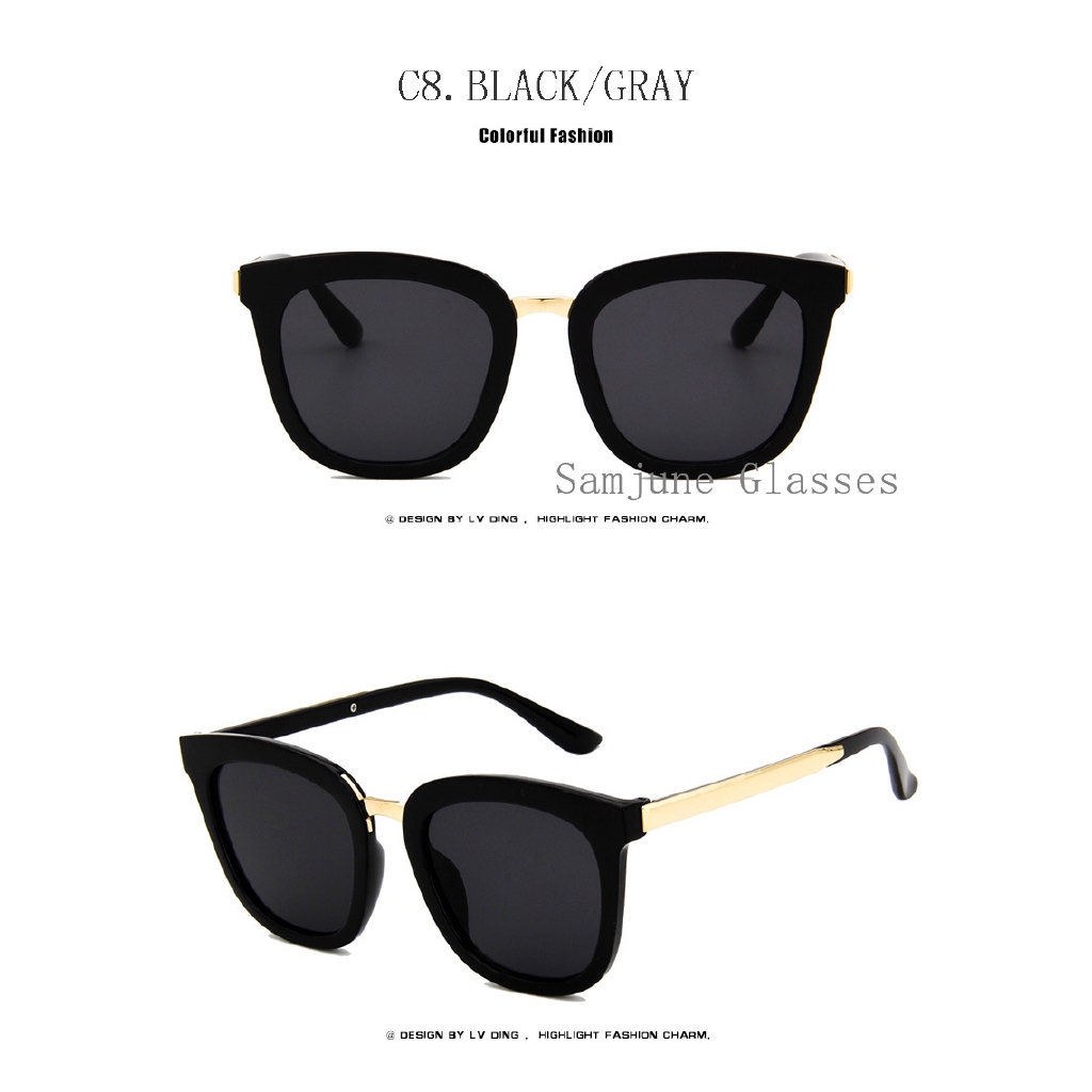 Kính mát Samjune gọng mắt mèo thời trang Vintage cho nữ