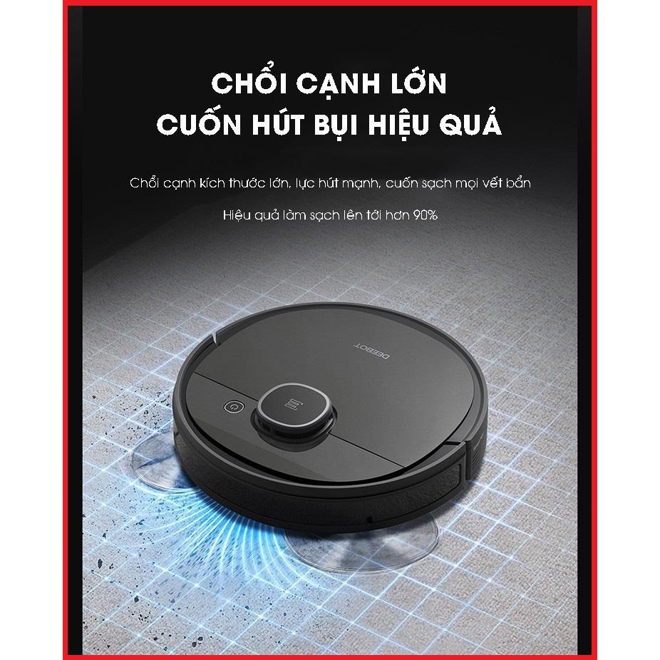 re0624 -  Robot Hút Bụi Lau Nhà Ecovacs T5 Hero - robot hút bụi lau nhà