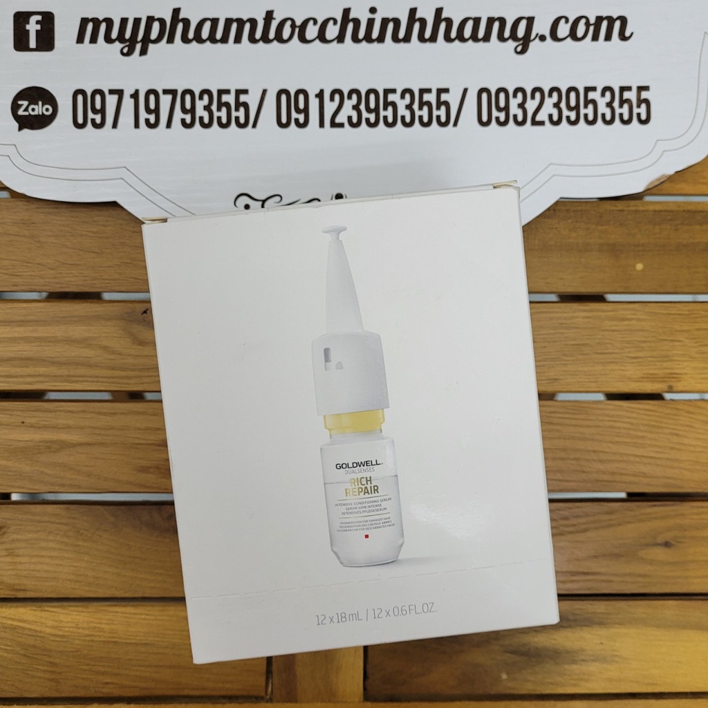 Huyết thanh Goldwell phục hồi cấu trúc tóc- Leave in serum 18ml