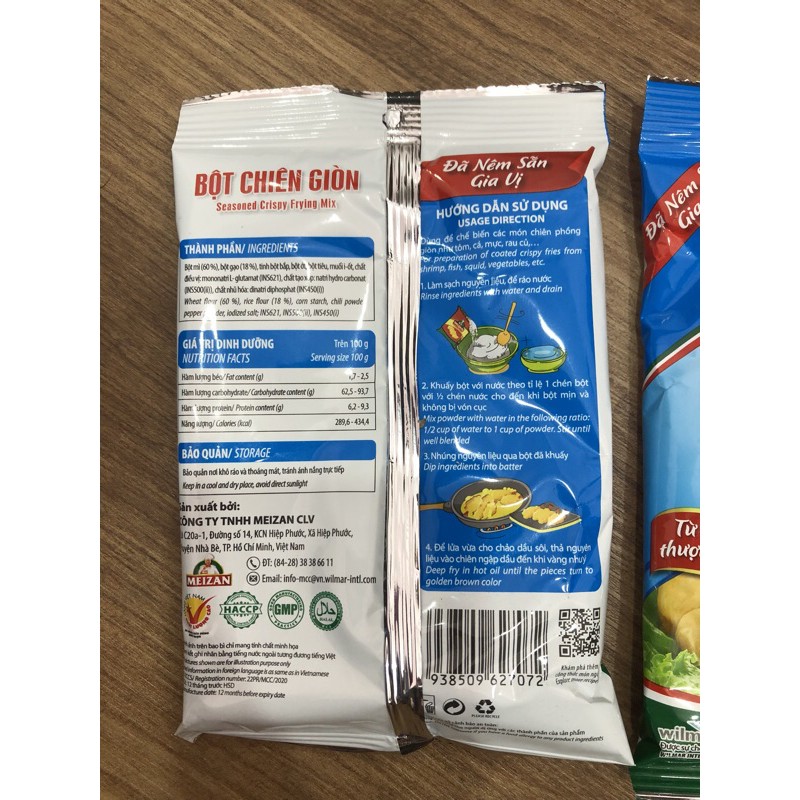 Bột chiên giòn Meizan nêm sẵn gia vị 150g